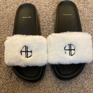 Anine Bing Britt fury slides
